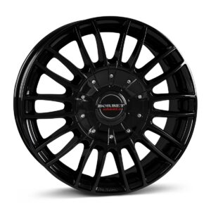 Borbet CW3 black glossy 7,5x17 6x130 ET52 CB84,1 60° 1320 kg 222480