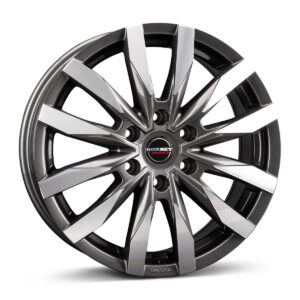 Borbet CW6 mistral anthracite glossy polished 6,5x16 6x130 ET62 CB84,1 60° 1350 kg 497025
