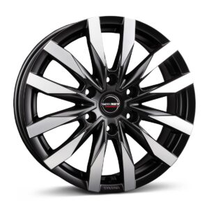 Borbet CW6 black polished matt 6,5x16 6x130 ET62 CB84,1 60° 1350 kg 497024