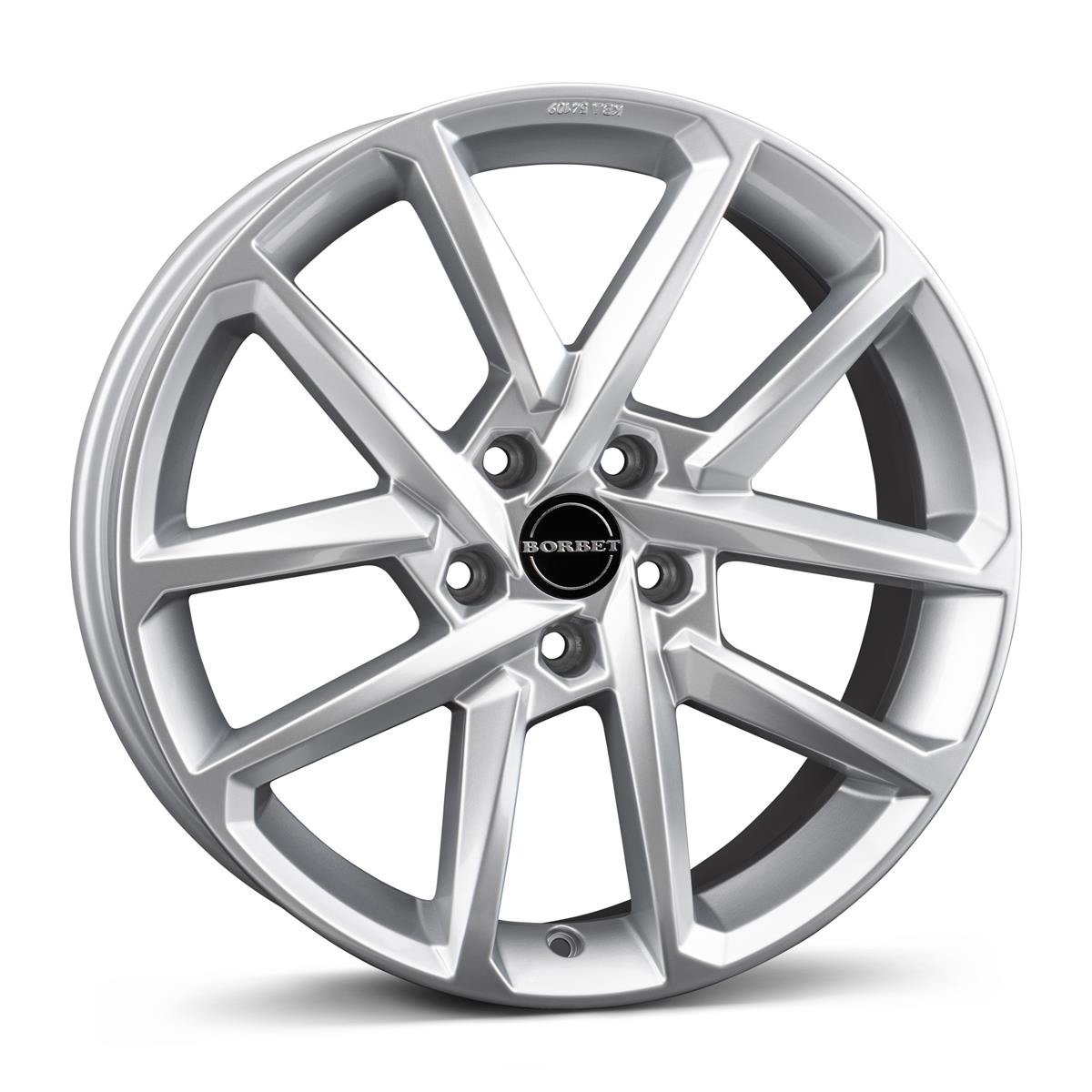 Borbet N Crystal Silver 8x19 5x112 ET39 CB66,6 60° 830 kg 497812