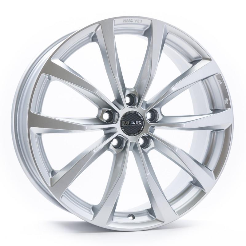 MAK Wolf Silver 7,5x18 5x100 ET48 CB56,1 60° 695 kg F7580WFSI48P4IX