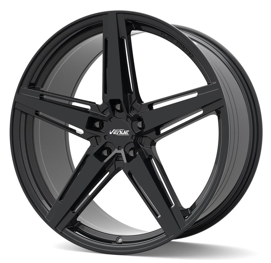Venue Nord5 Gloss Black 9x20 5x112 ET35 CB66,6 60° 800 kg VN5920511235666GBL