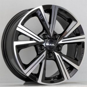 MAK Qvarz Black Mirror 6,5x16 5x114.3 ET40 CB76,0 60° 720 kg F6560QZBM40FF