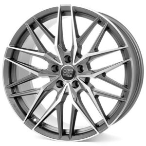 MSW 50 Matt Gun Metal Full Polished (Mgmfp) 11,5x22 5x130 ET14 CB71,6 60° 1050 kg W1940900526