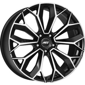 AEZ Leipzig dark Black/polished 9,5x21 5x112 ET45 CB66,6 R14 1045 kg ALE1N8BP45M