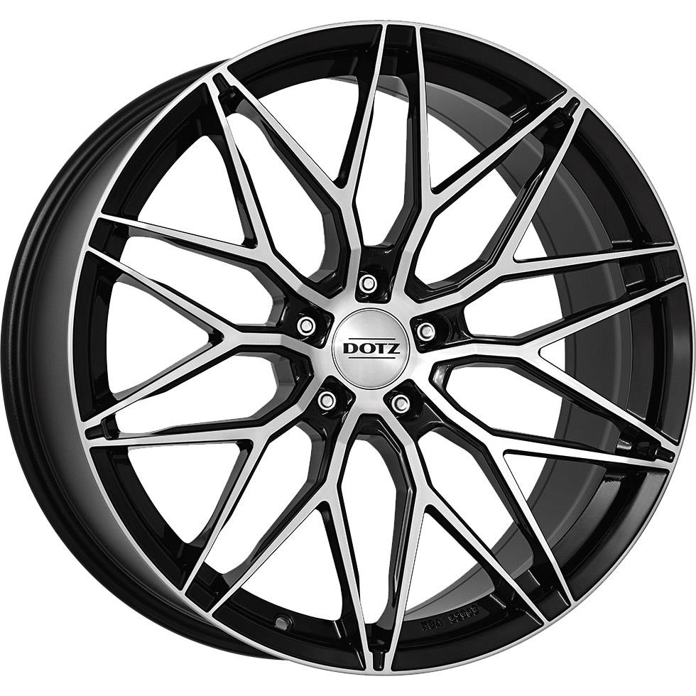 Dotz Suzuka dark Black/polished 8,5x19 5x112 ET25 CB70,1 60° 730 kg OSU9L8BP25