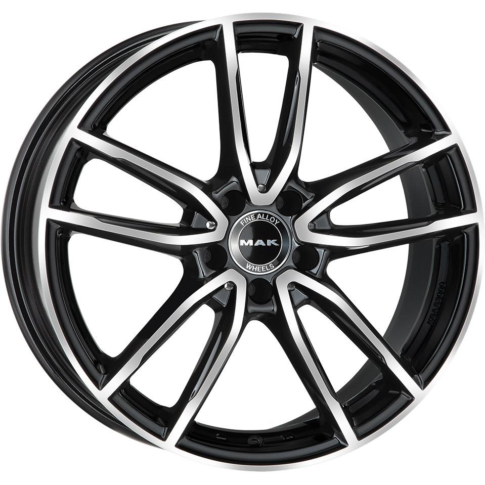MAK Evo Black Mirror 8,5x20 5x112 ET53 CB66,6 (Long Bolt) R14 1020 kg F8520EVBM53WS6Y