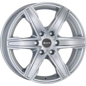 MAK King 6 Silver 8x18 6x139.7 ET50 CB95,1 60° 1215 kg F80806KSI50VJ4-LC250