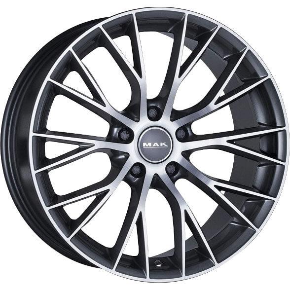 MAK Munchen Gun Met-Mirror Face 9x18 5x120 ET20 CB72,6 60° 705 kg F9080MUQM20NB