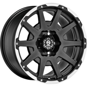 Sparco Dakar Matt Black Lip Polished+Rivets 8,5x18 6x139.7 ET27 CB106,1 60° 1200 kg W29090053M8