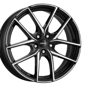 Dezent TO dark Black/polished 7x17 5x114.3 ET50 CB67,1 60° 705 kg TTOY0BP50E