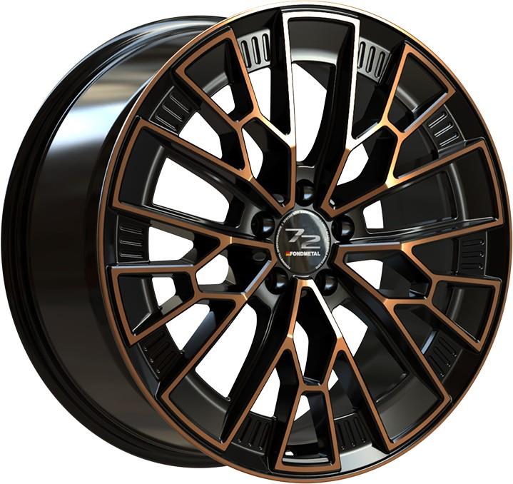Fondmetal 1972 Black Clearcoat Matt Bronze Machined 9x21 5x112 ET26 CB66,6 60° 1050 kg RF19192
