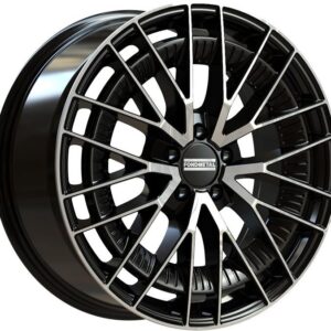 Fondmetal Kari Glossy Black Machined 9,5x20 5x112 ET43 CB66,6 (Long Bolt) R14 1000 kg RF19271
