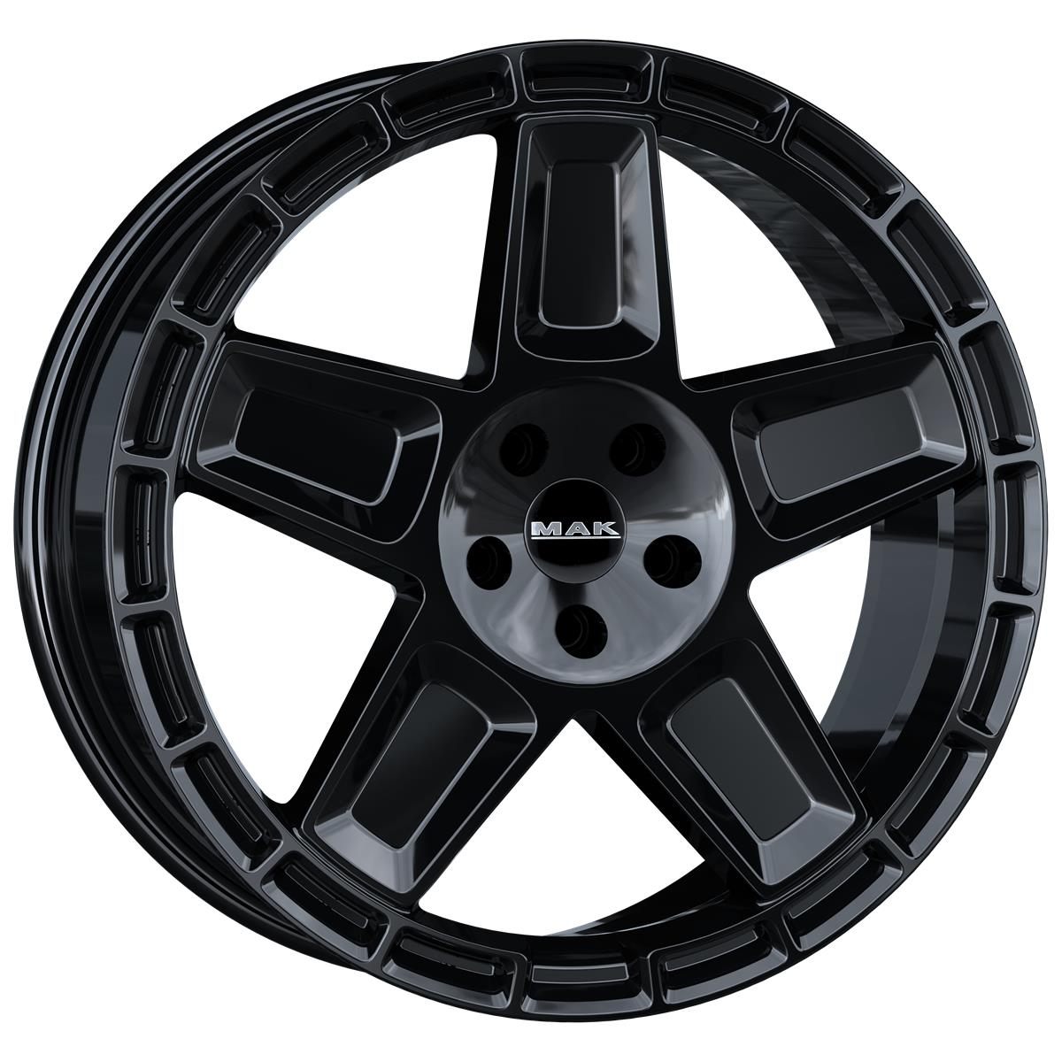 MAK Trek Gloss Black 9x20 6x139.7 ET55 CB95,1 60° 1050 kg F9020TKGB55VZ1