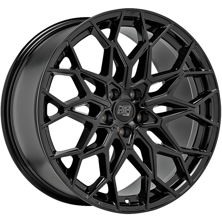 MSW 51 Gloss Black 10x21 5x112 ET44 CB66,6 60° 1050 kg W19451002C5