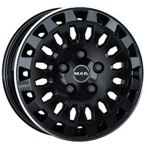 MAK Overland Gloss Black Mirror Ring 6,5x16 6x120 ET51 CB74,5 60° 1275 kg F6560RVGL51TR