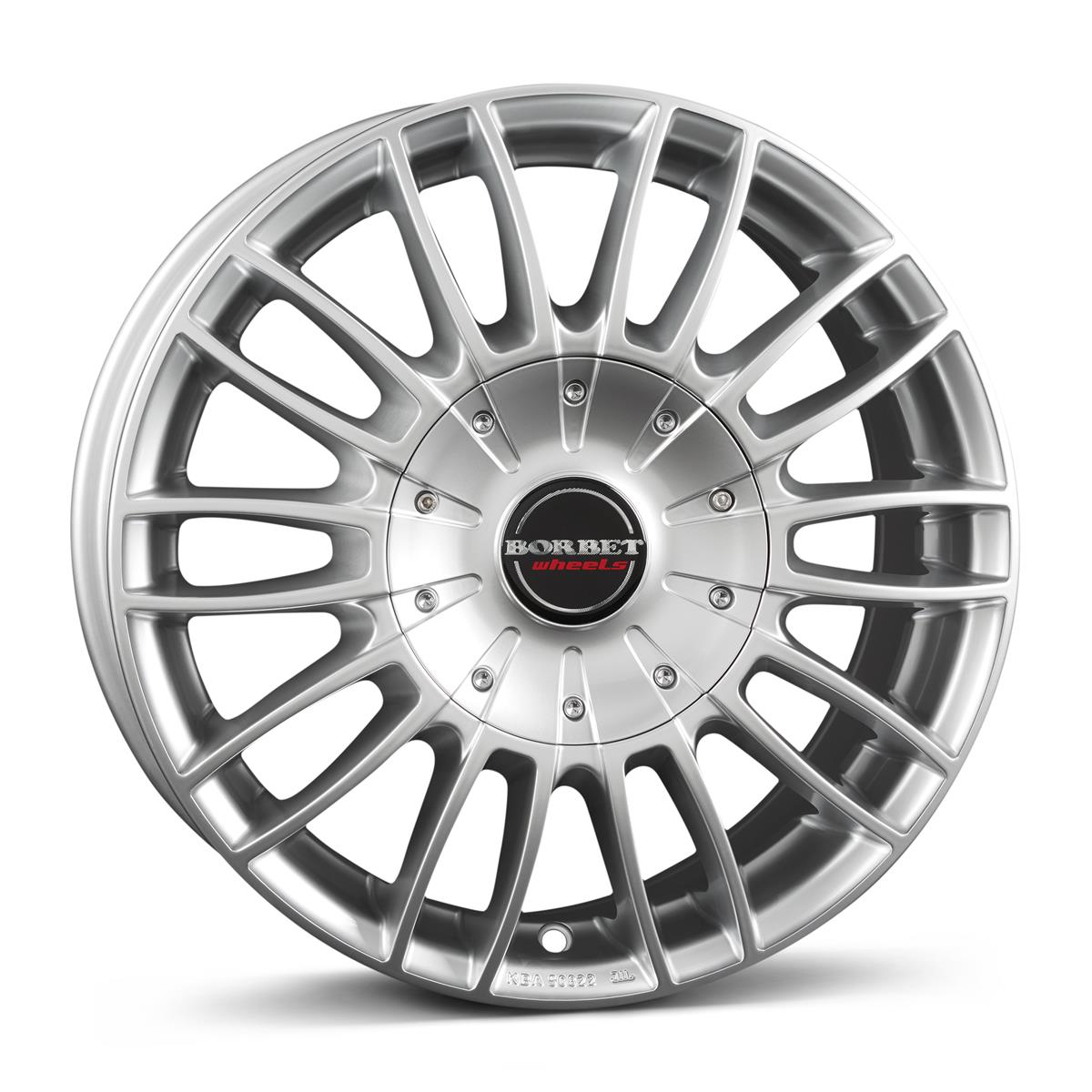 Borbet CW3 sterling silver 7,5x18 6x120 ET45 CB74,5 60° 1350 kg 222764