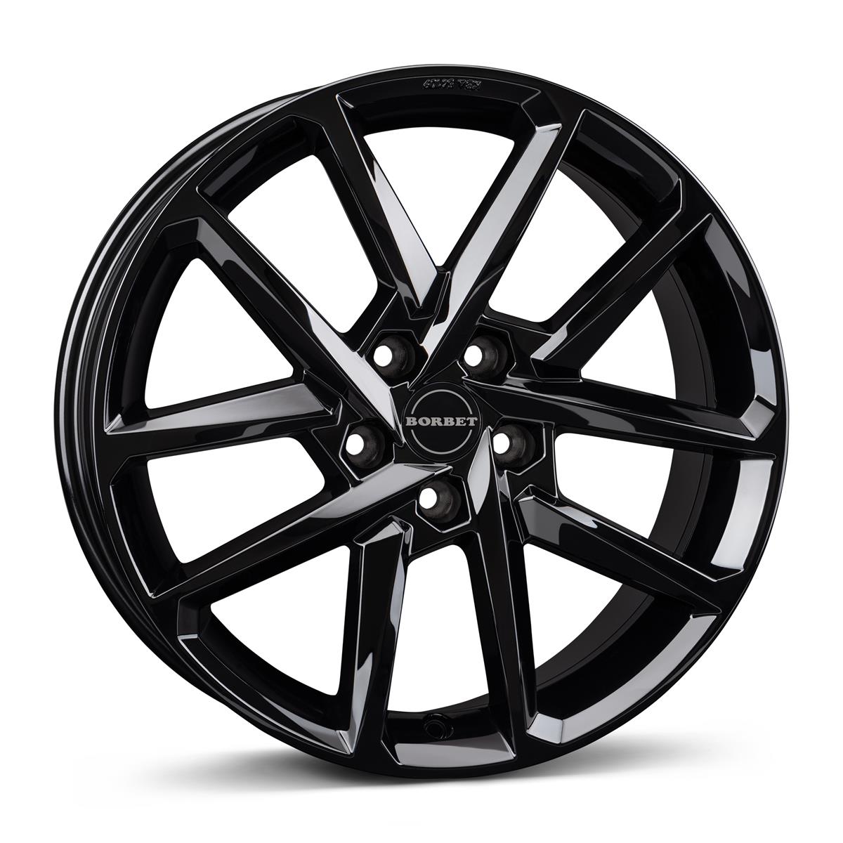 Borbet N black glossy 6,5x16 4x108 ET37 CB72,6 60° 580 kg 498019