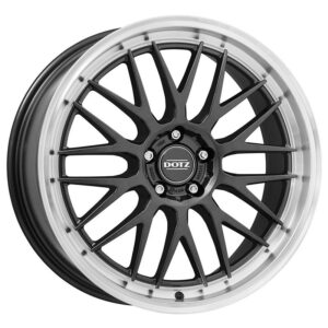 Dotz Bilbao dark Gunmetal/polished lip 9x19 5x112 ET35 CB70,1 60° 780 kg OBI9M8FL35