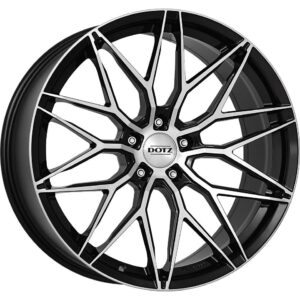 Dotz Suzuka dark Black/polished 10x20 5x112 ET40 CB70,1 60° 740 kg OSU0P8BP40