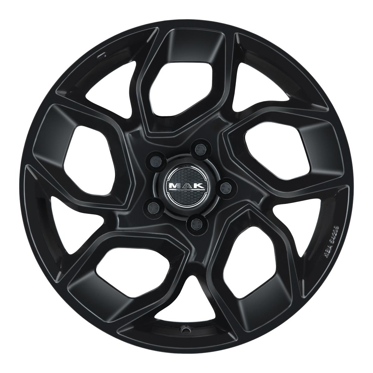 MAK Express Gloss Black 7,5x18 5x160 ET50 CB65,1 60° 1075 kg F7580ES3GB50TGX