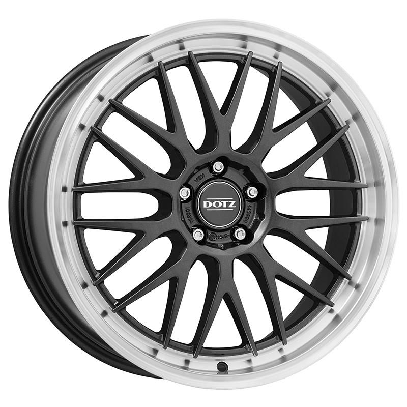 Dotz Bilbao dark Gunmetal/polished lip 8x18 5x112 ET31 CB66,6 R13 750 kg OBIG8FL31E
