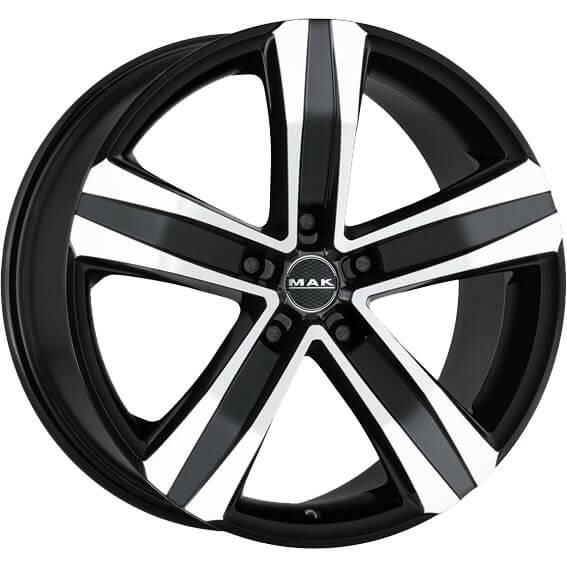 MAK Stone 5 Black Mirror 6,5x16 5x114.3 ET45 CB66.1 60° 1350 kg F65605TBM45FN2Y