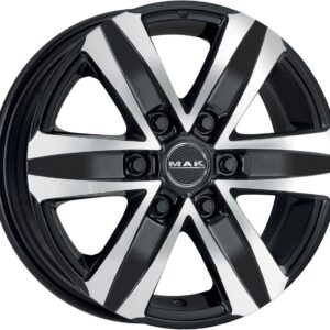 MAK Stone 6 Black Mirror 8,5x20 6x139.7 ET20 CB106,1 Flat 1215 kg