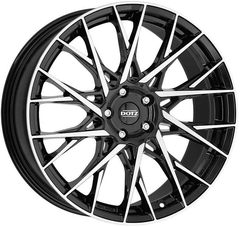 Dotz Fuji dark Black/polished 8x19 5x112 ET35 CB70,1 60° 780 kg