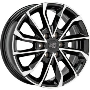 MSW 42 Van Gloss Black Full Polished 7,5x19 6x120 ET52,5 CB74,5 60° 1250 kg W19473001T56