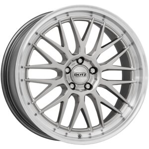 Dotz Bilbao Silver/polished lip 8x18 5x108 ET45 CB70,1 60° 750 kg OBIGHSL45