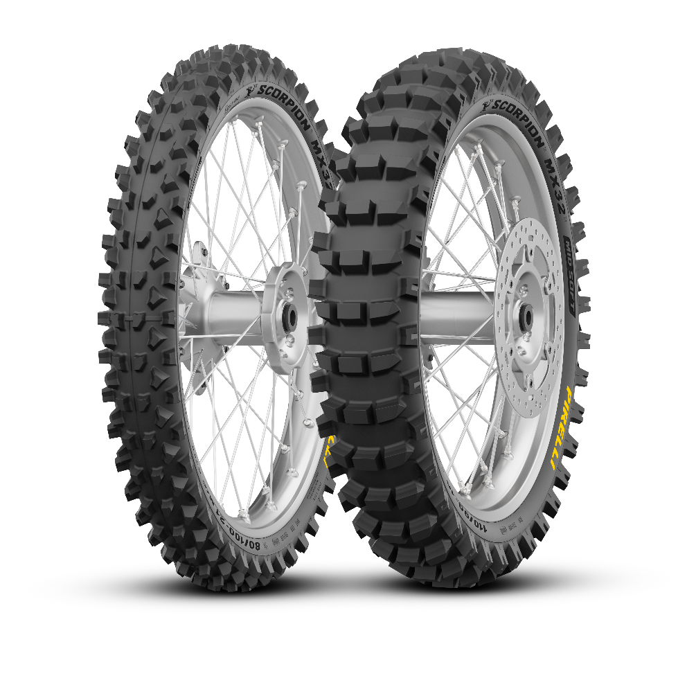 110/90-19 Pirelli SCORPION MX32 MID SOFT (NEW) 62M TT CROSS MID SOFT Rear NHS