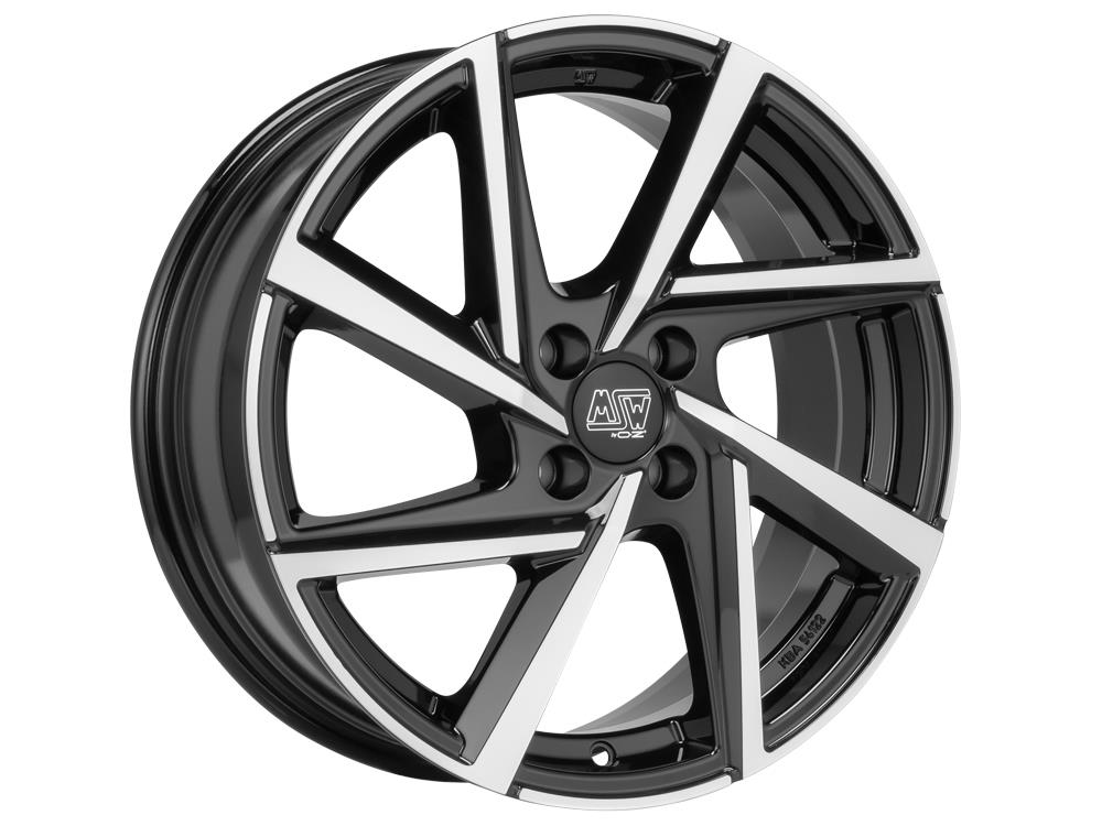 MSW 80-4 Gloss Black Full Polished 6,5x16 4x108 ET32 CB65.1 60° 615 kg W19385003T56