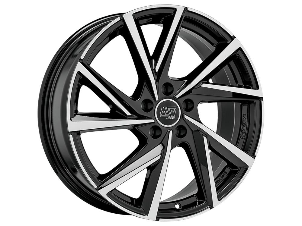 MSW 80-5 Gloss Black Full Polished 8x18 5x112 ET40 CB57.1 R13 690 kg W19388006T56