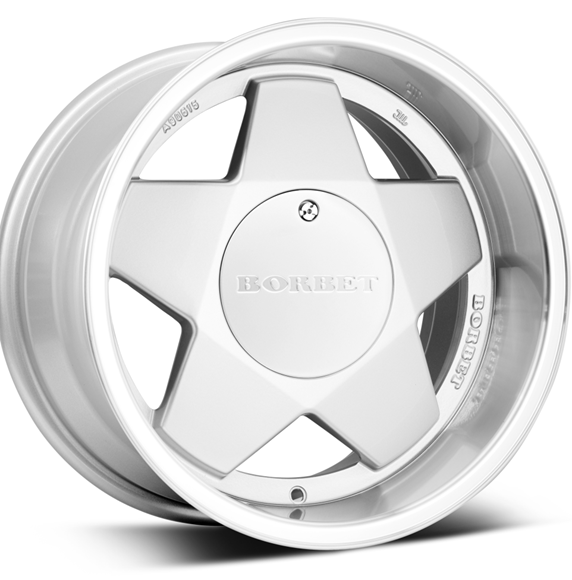 Borbet A Silver Polished 7x15 4x108 ET35 CB63.4 60° 525 kg 497030