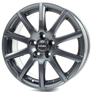 Rial Milano titanium 6,5x16 4x100 ET40 CB63.3 60° 610 kg MI65640A22-5