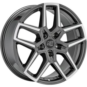 MSW 52 Gloss Gun Metal Full Polished 8,5x20 5x114.3 ET45 CB73,1 60° 1150 kg W19428504D7